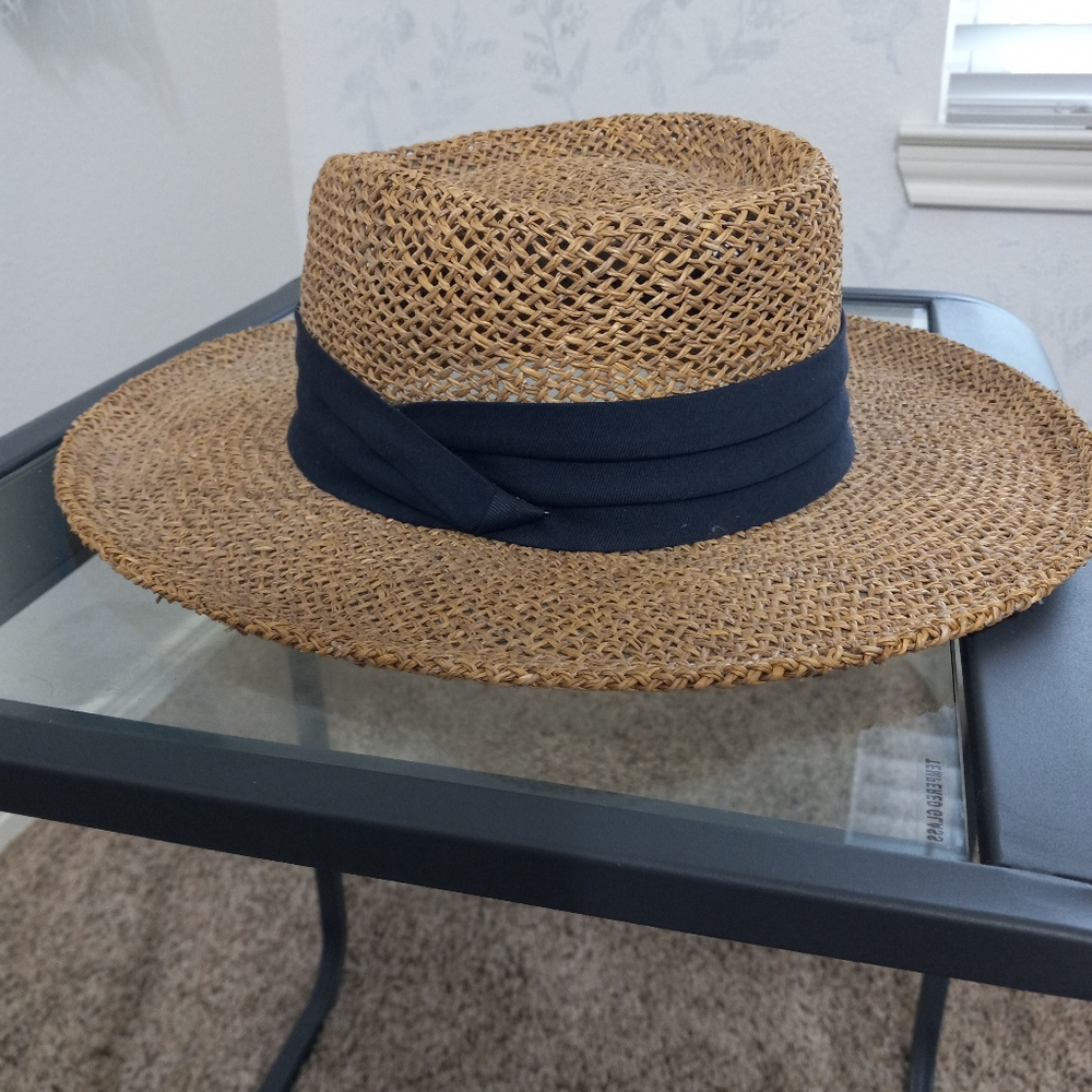 Austin Golf L Mens Natural Straw Hat OS